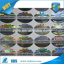 ZO LO factory price and hot selling scratch off sticker, t-shirt printing sticker